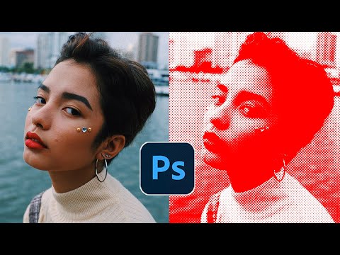 How to Create a Color Halftone Pattern Photo Effect in Adobe Photoshop CC (Tutorial)