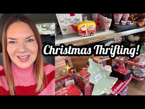 Come Christmas Thrifting With Me | Thrifted Christmas | Christmas Charity Shops | Kate McCabe