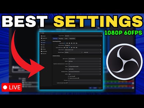BEST OBS Settings For 1080p STREAMING In 2025! - NO LAG