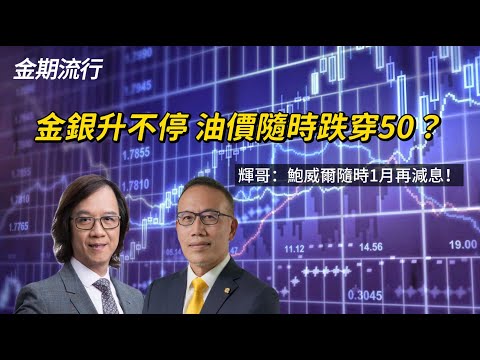 金銀升不停 油價隨時跌穿50元？輝哥：鮑威爾退任時再減一次息！#金期流行