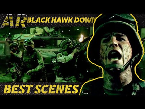 U.S Soldiers ENDING Warlordship in Mogadishu | BLACK HAWK DOWN (2001) | ACTION SCENES COMPILATION