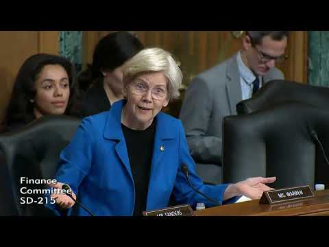 Warren Presses Treasury Secretary Nominee on Eliminating the Debt Limit, Tax Fairness