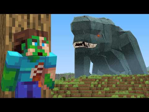 I made the DISTORTED REX in Minecraft