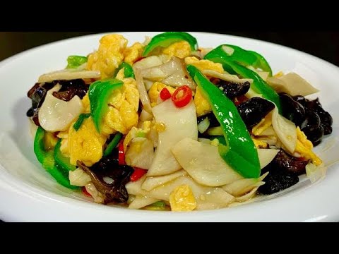 Recently, the method of scrambled eggs with Pleurotus eryngii mushrooms has become popular.