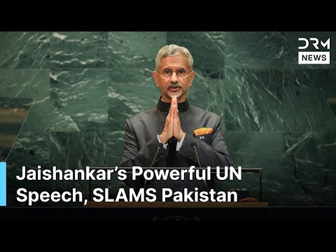 FULL SPEECH: India’s Foreign Minister Jaishankar Tears Into Pakistan at UN Remarks | AQ1B