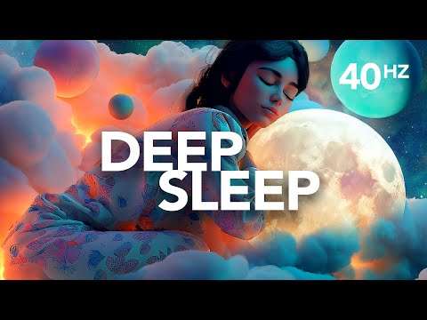 40 Hz Gamma Waves, Stop Overthinking, Deep Sleep Music to Fall Asleep Fast