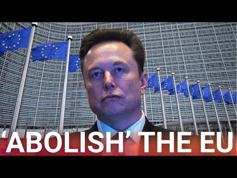 Elon Musk calls for 'abolishment' of the EU after X slapped with enormous fine