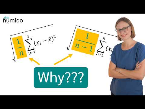 Why two Formulas for Standard Deviation? When and Why use n vs. n−1.