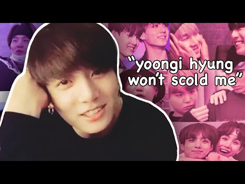 yoongi has a soft spot for jungkook