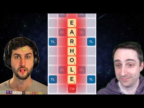 This Scrabble game started out crazy...and only got crazier