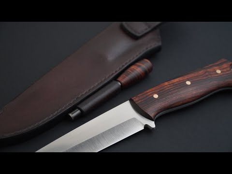 Making A Bushcraft Knife From CPM Magnacut + TSPROF Kadet Pro Review