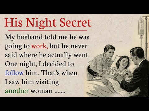 Learn English Through Stories Level 3 - His Night Secret - Emotional English Story For Listening