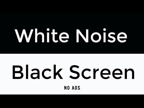 White Noise Black Screen No Ads | 10-Hour White Noise for Deep Sleep and Stress Relief