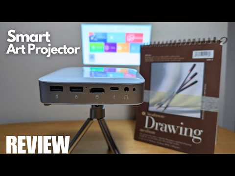 REVIEW: Caydo M1C Art Projector - Mini DLP Pico Projector for Tracing & Drawing? (Android OS)