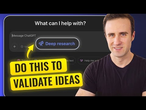 How to Start a Real Business Using AI Deep Research
