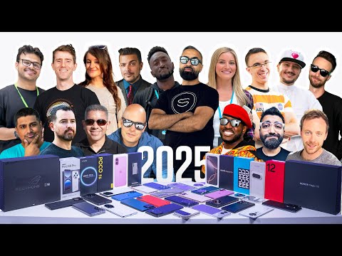 Which SMARTPHONES Do We Actually Use? 2025 Edition ft. MKBHD, Linus Tech Tips + More