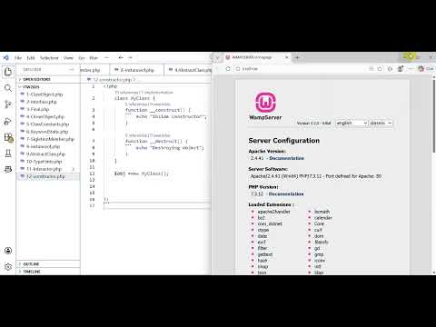 54-PHP Developer: OOP - Constructor Vs  Destructor | Practice