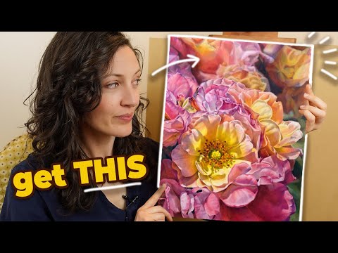 How to get BLURRY BACKGROUNDS with Colored Pencil.
