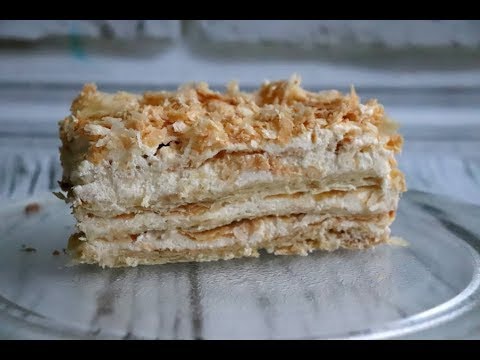 Рецепт.  Наполеон без сахара. Вкус, как в детстве!