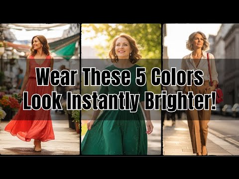 5 Clothing Colors That Instantly Brighten Your Face After 50