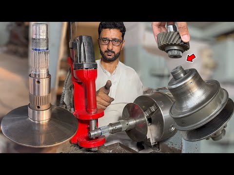 Street Repair Madness: BulldozerTransmission Shaft Snapped & Rebuilt On Spot!