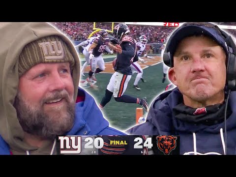 4TH QUARTER CALEB?!?! | Giants vs Bears CRAZY ENDING