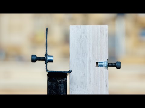 목재에 리벳 너트를 적용하면 생기는 일 / 목공DIY