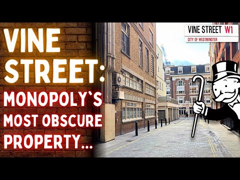 Why is Vine Street on the Monopoly Board?