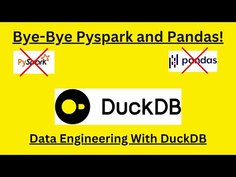 Data Engineering with DuckDb Tutorial | PySpark | SQL | Postgres | Python | ETL Data processing