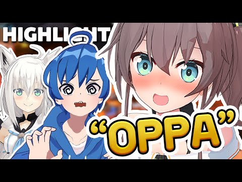 I teach korean to Fubuki and Matsuri!!