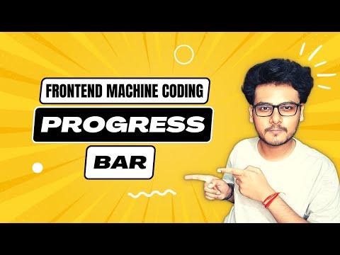 Progress Bar in ReactJs | Frontend Machine Coding Question | React Interview Questions