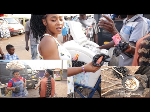 STREET FOOD tour in Sunyani Ghana || west Africa || Vlog lifestyle
