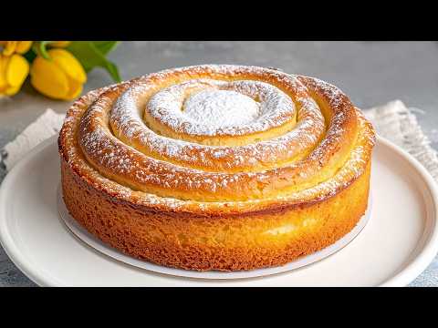 Kuchen in 5 Minute! Apfelkuchen wie ein HURRIKAN schmilzt im Mund! Jeder sucht nach diesem Rezept!