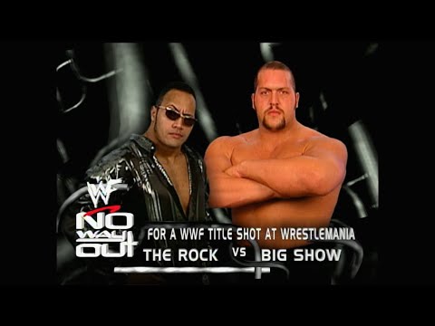 Story of The Rock vs. Big Show | No Way Out 2000