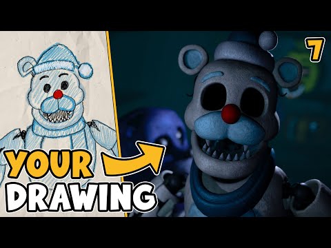 Turning YOUR Drawings Into FNAF Animatronics