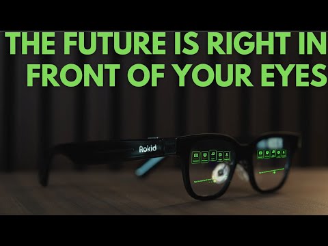 Rokid glasses with camera, display and built in ChatGPT5 AI functions!
