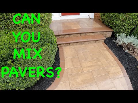 Techo bloc blu 60 walkway and porch