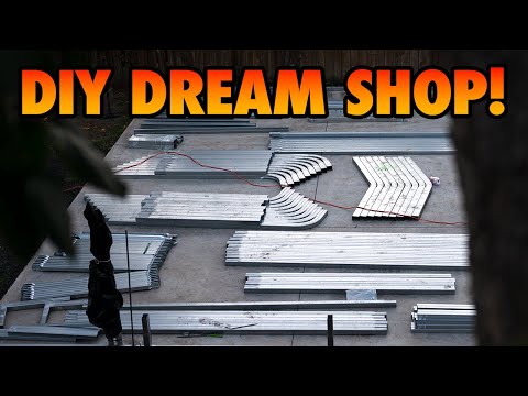 Building a VersaTube VersaFinish Shop in My Backyard