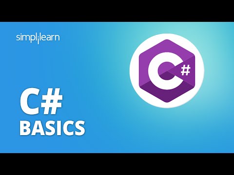 C# Basics | C# For Beginners | What Is C# Programming Language | C# Tutorial | Simplilearn