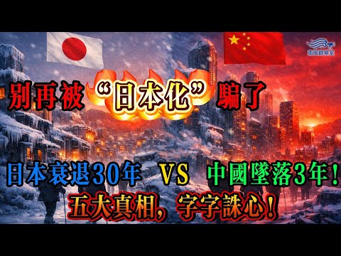 💣【深度】别再幻想“日本化”了！为何说成为日本已是中国最好的结局？五大根本区别揭示：我们面临的不是软着陆，而是失控坠毁！
