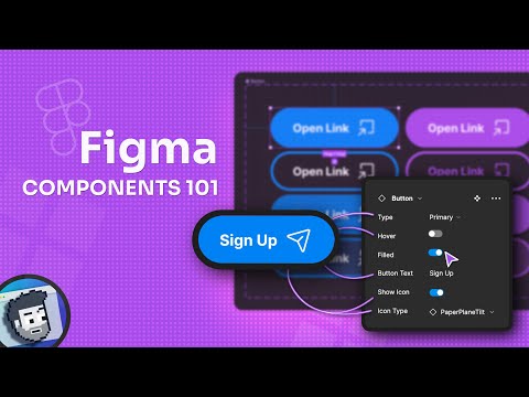 New Figma Components 101: Variants and Component Properties (Boolean, Instance Swap, and Text)