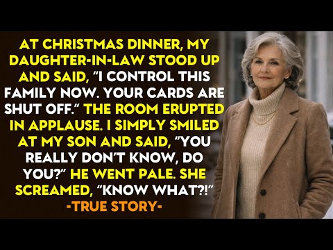 HER TRUE STORY 👵💔My Daughter-In-Law Took Control At Christmas — I Smiled And Asked One Question...