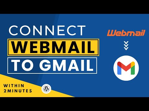 How To Connect Webmail To Gmail 2025 | Add Webmail To Gmail | Configure Webmail In Gmail