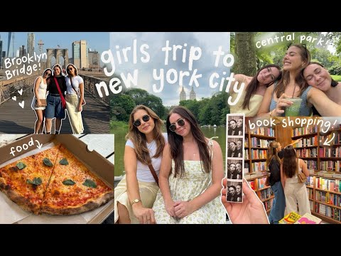 GIRLS TRIP TO NEW YORK CITY! 🚕 book shopping, central park, brooklyn, food & more 🛍🗽🍎