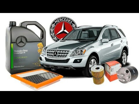 Замена масла и фильтров Mercedes Benz ML W164 фильм #ASMR