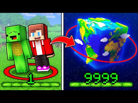 Mikey and JJ XP=Circle GROWS in Minecraft (Maizen)