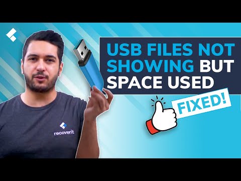 How to Fix USB Files Not Showing But Space Used Issue? [5 Solutions]