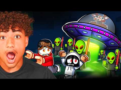 99 Nights in The Forest With ALIENS!