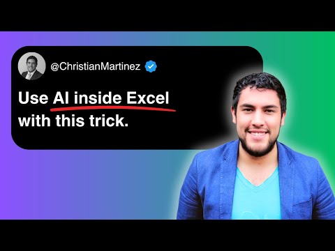 Use AI inside Excel with this Trick