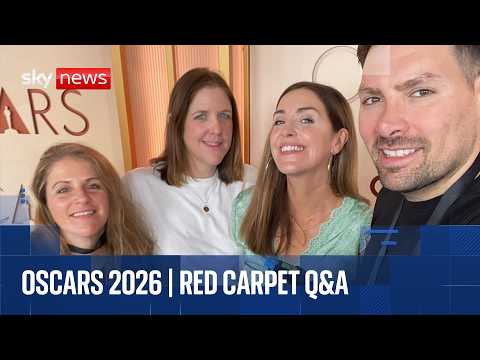 Behind the scenes at this year's Oscars red carpet